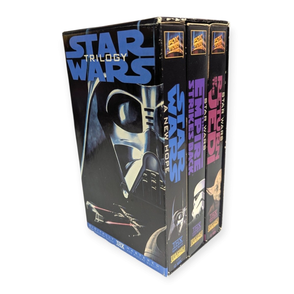 Star Wars Trilogy VHS Box Set THX Mastered A New Hope Empire Return of the Jedi